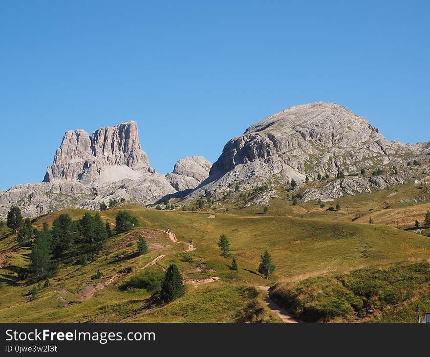 Mountainous Landforms, Mountain, Wilderness, Highland