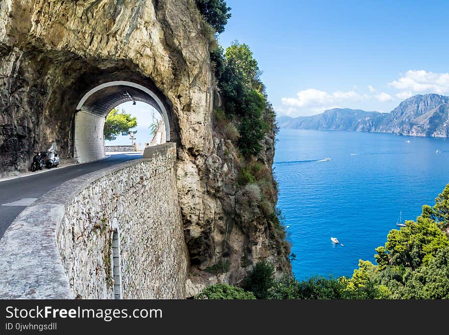 Amalfi Coast, Mediterranean Sea, Italy. Amalfi Coast, Mediterranean Sea, Italy.