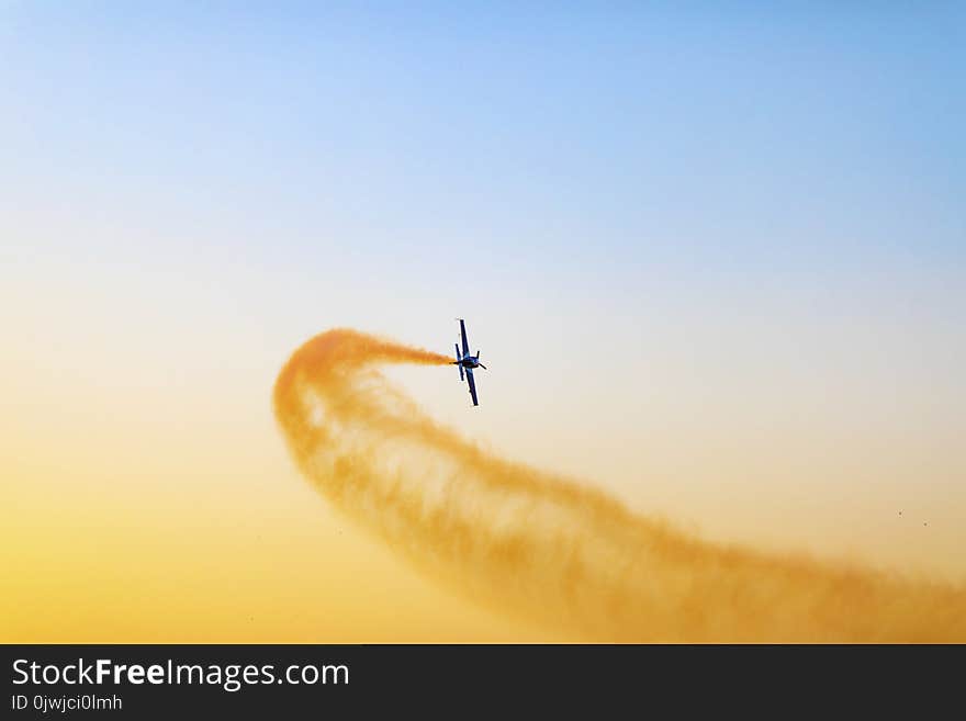 Black Airplane in the Sky