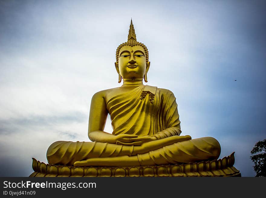 Photo of Golden Gautama Buddha