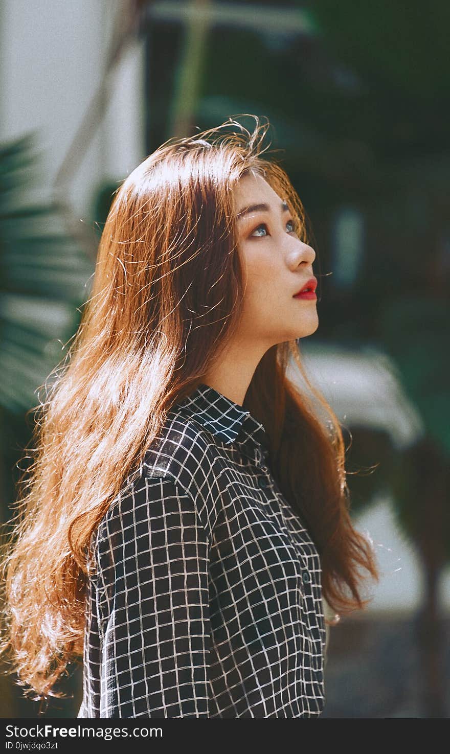 Woman Wearing Black and White Sport Shirt