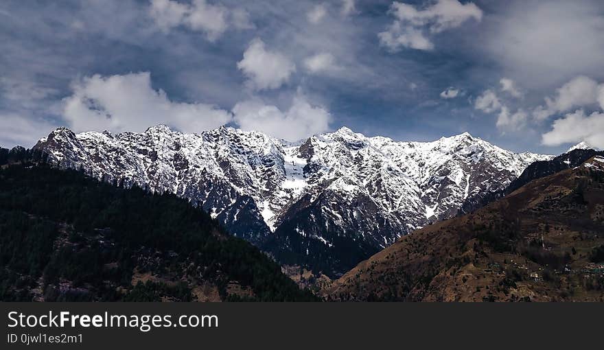 Mountain during Winter