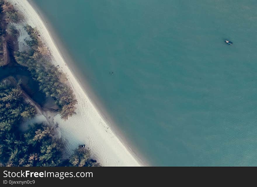 Above Ground Photo of Body of Water