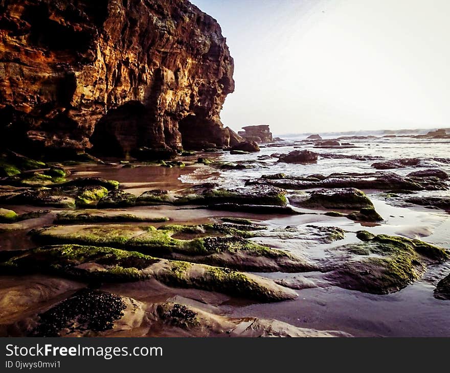 Sunrise in Caves Beach in Newcastle. Sunrise in Caves Beach in Newcastle