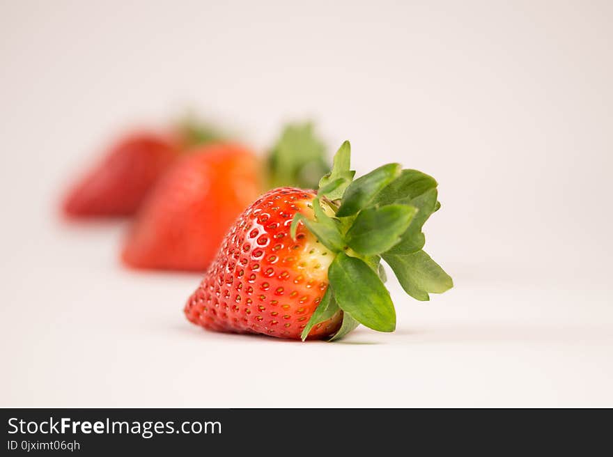 Shallow Focus Of Strawberry