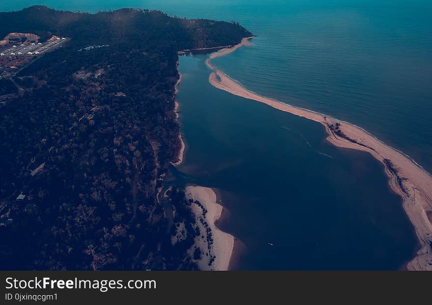 Aerial Photo of Island