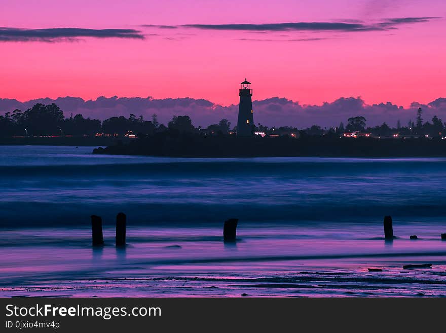 Lighthouse during Night