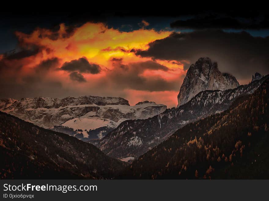 Rock Formation during Golden Hour