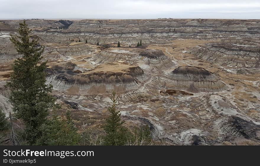 Badlands, Ecosystem, Sill, Escarpment