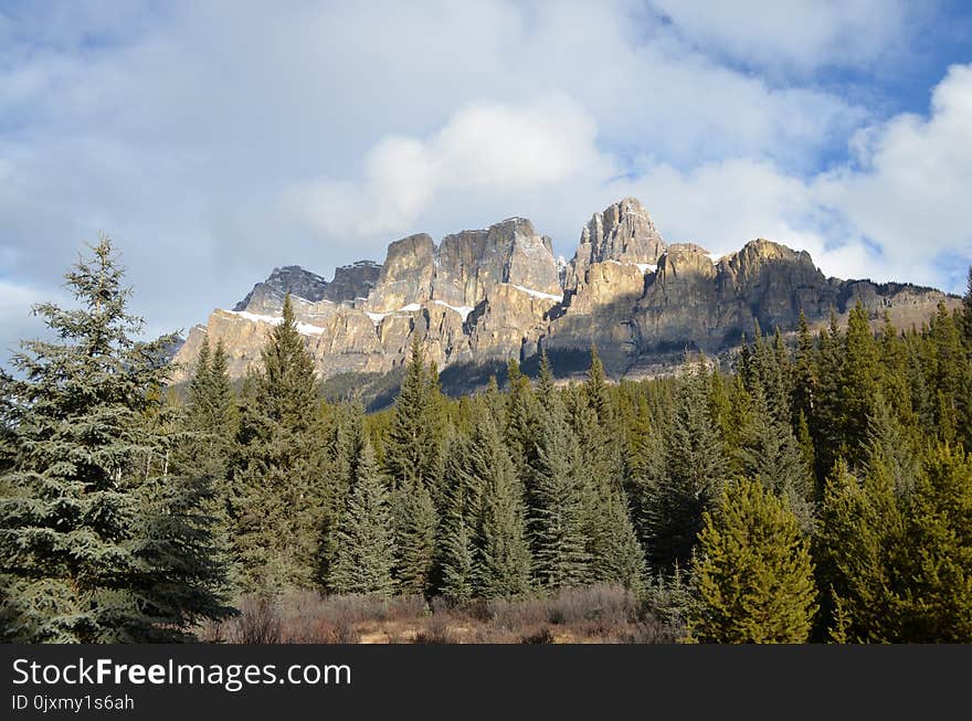 Mountainous Landforms, Mountain, Wilderness, Tree