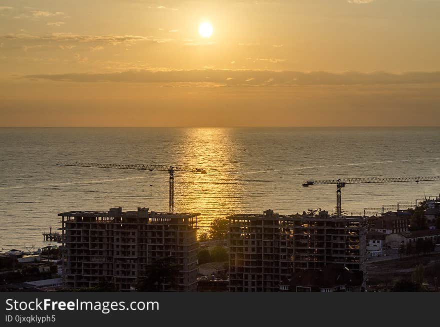 Sea, Sky, Horizon, Body Of Water