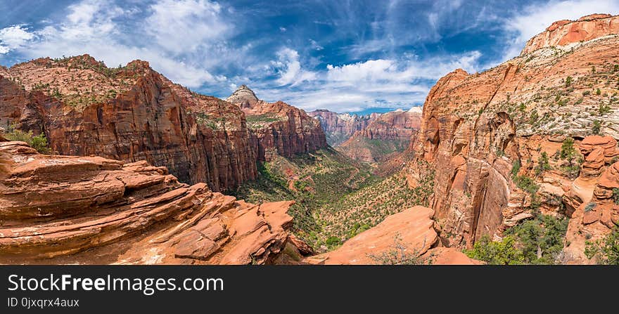 Rock, Wilderness, Canyon, National Park