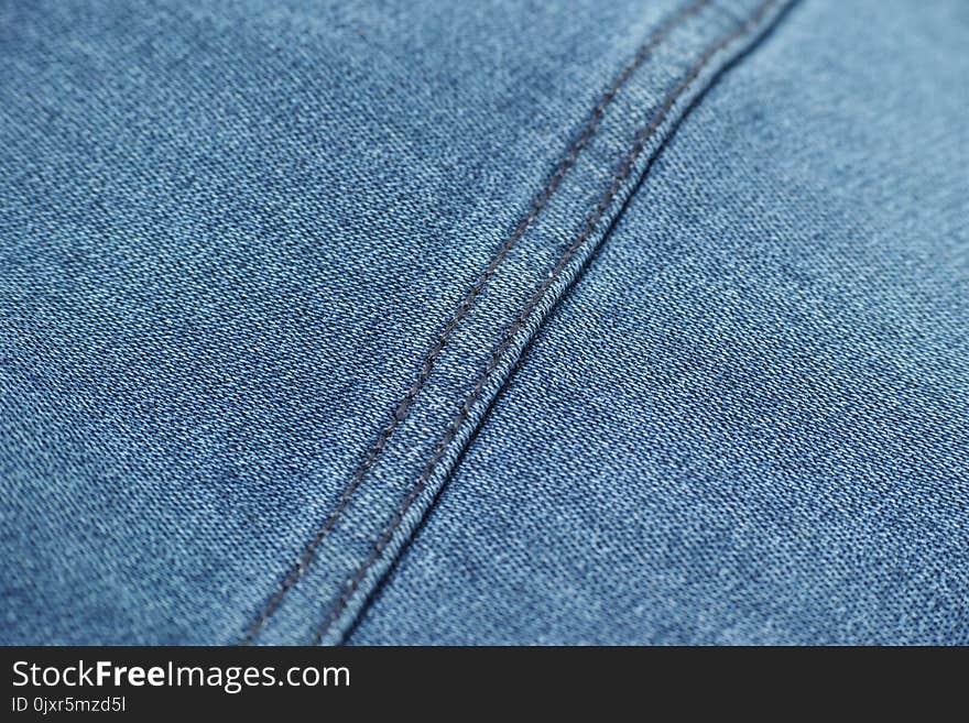 Blue, Denim, Textile, Line