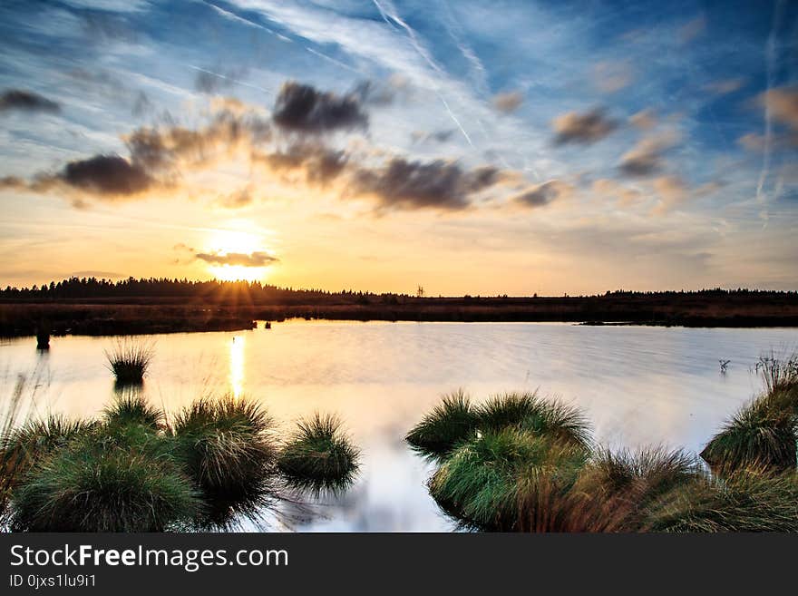 Reflection, Sky, Water, Nature