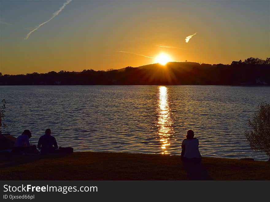 Sky, Water, Sunset, Nature