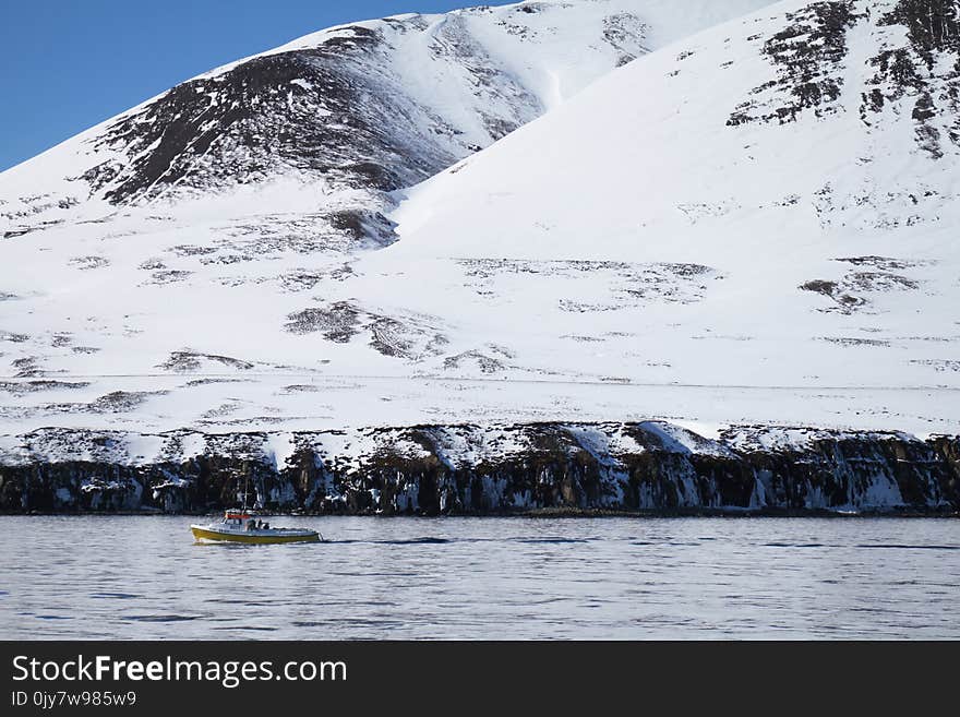 Snow Covered Mountain Photo