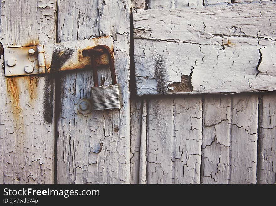 Brown and Gray Padlock