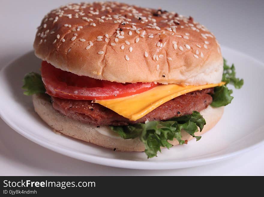 Hamburger, Fast Food, Breakfast Sandwich, Sandwich