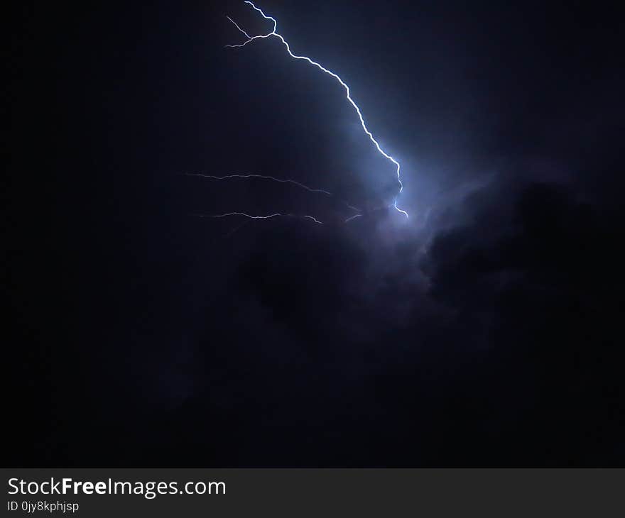 Thunder, Sky, Lightning, Atmosphere