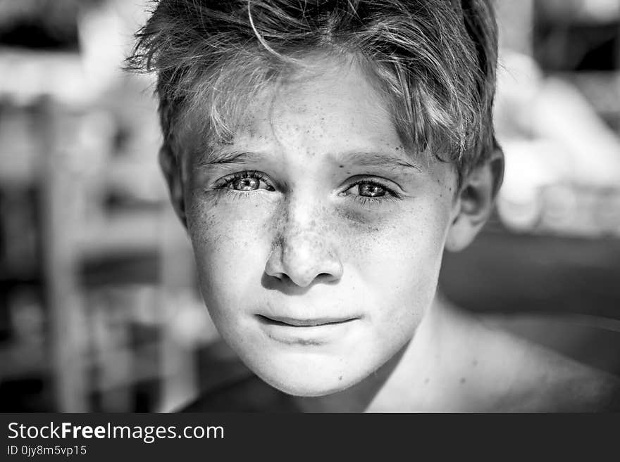 Face, Person, Photograph, Black And White