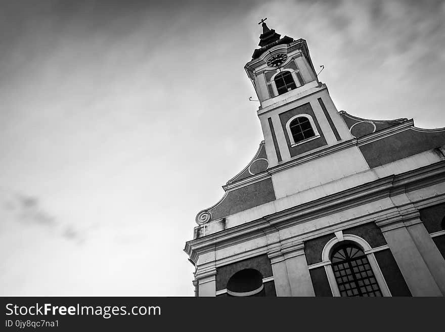 Sky, Black And White, Landmark, Monochrome Photography