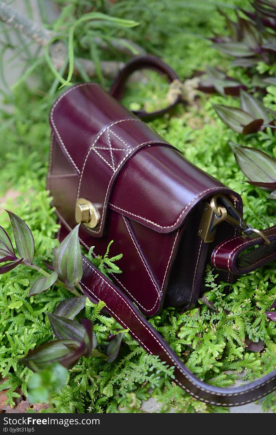 Purple, Plant, Grass, Handbag