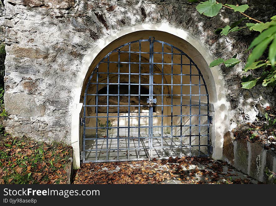 Ruins, Arch, Window, Tree