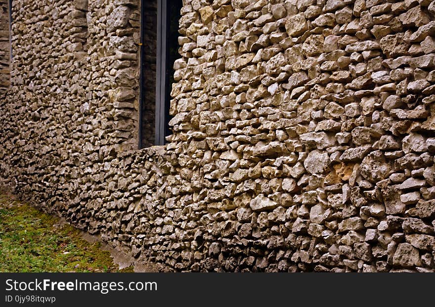 Stone Wall, Wall, Rock, Rubble