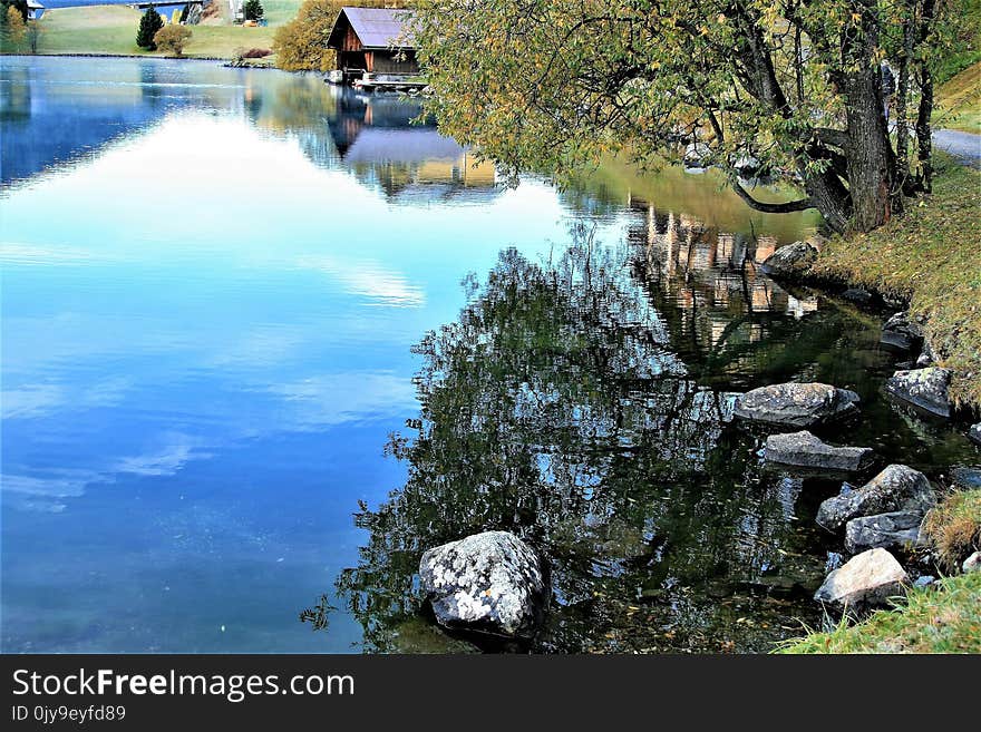 Reflection, Water, Nature, Body Of Water