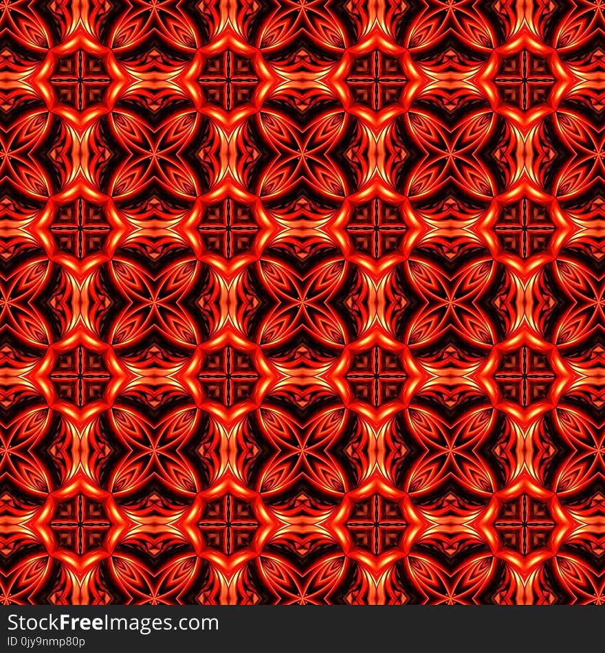 Orange, Pattern, Symmetry, Design