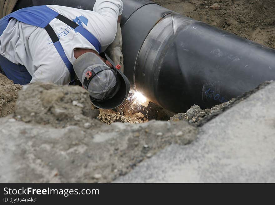 Water, Pipe, Geological Phenomenon, Soil