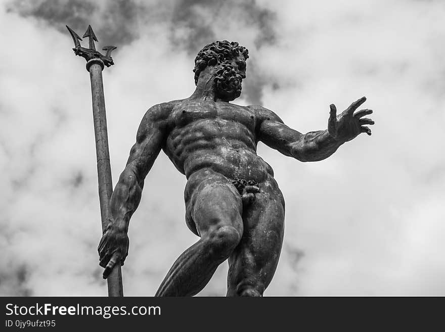 Statue, Black And White, Sculpture, Monochrome Photography