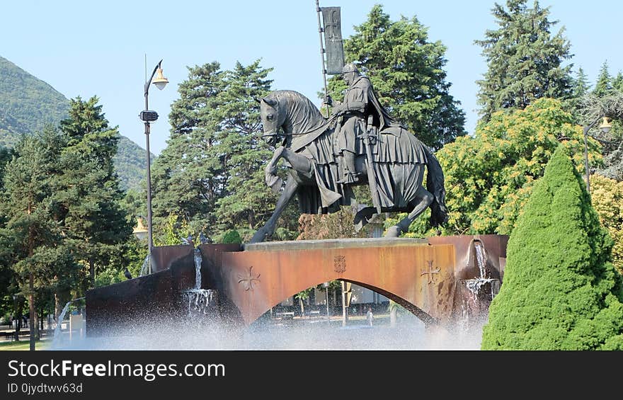 Monument, Tree, Statue, Plant