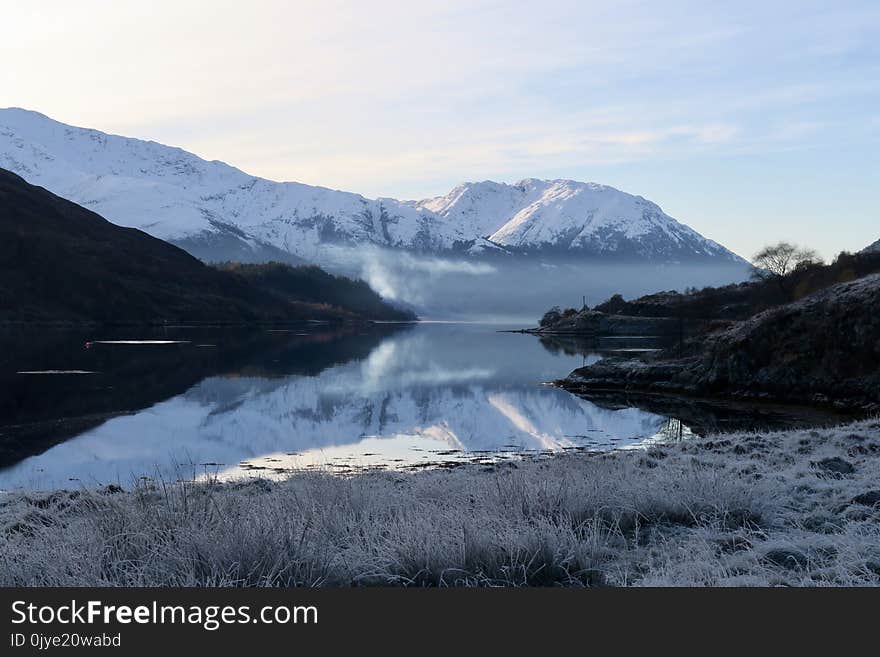 Loch, Highland, Wilderness, Reflection