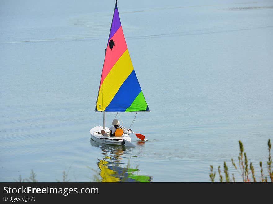 Waterway, Dinghy Sailing, Water Transportation, Sail