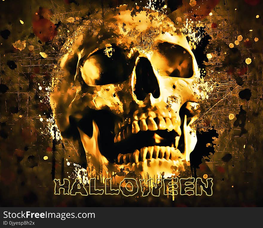 Skull, Computer Wallpaper, Darkness, Bone