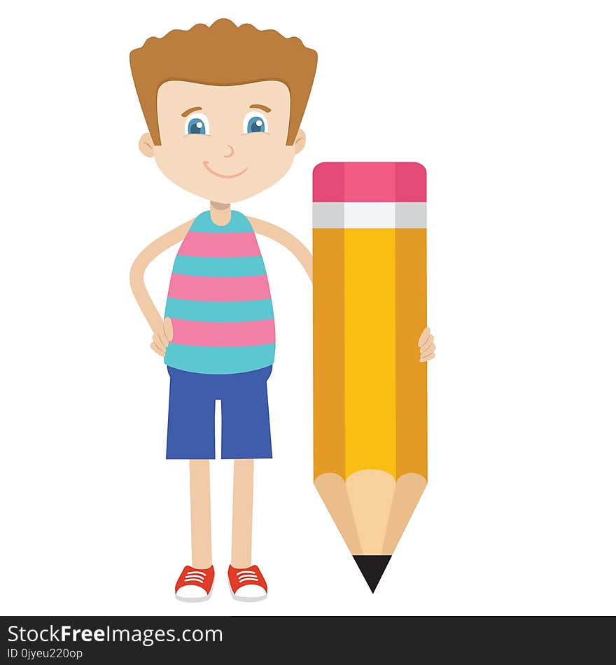 Cartoon, Boy, Male, Child