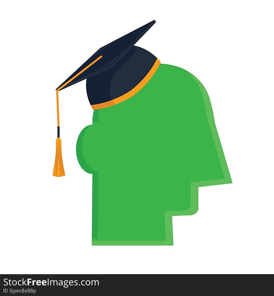 Green, Headgear, Product Design, Mortarboard