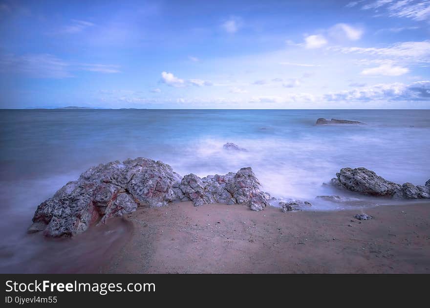 Sea, Sky, Shore, Horizon