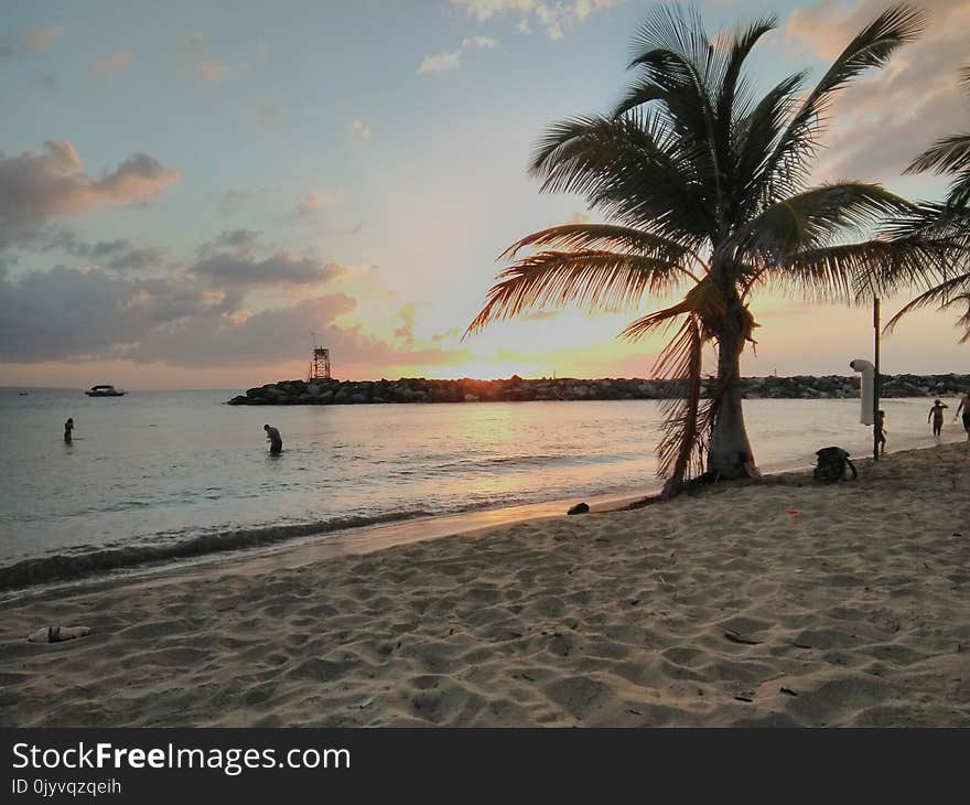 Sunset Playa Rompeolas Aquadillia Puerto Rico