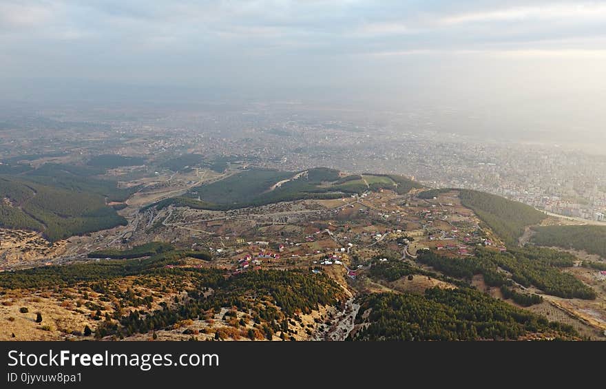 Aerial Photography of City