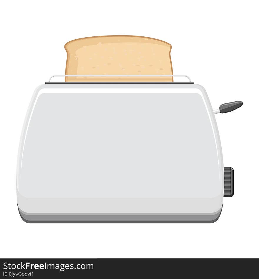 Toaster. Flat design