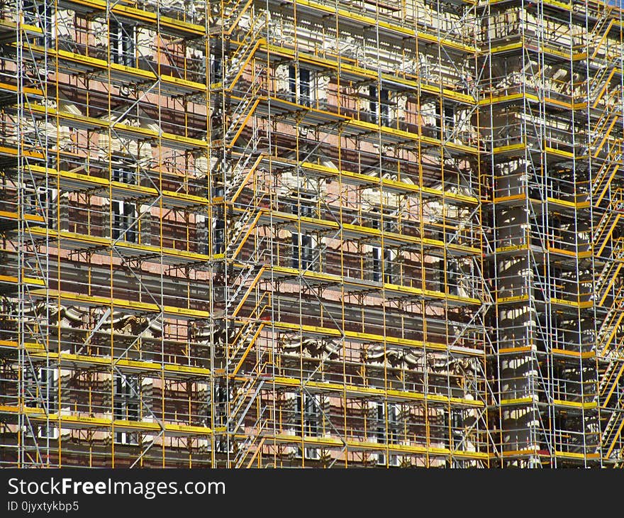 Scaffolding, Urban Area, Metropolis, Building