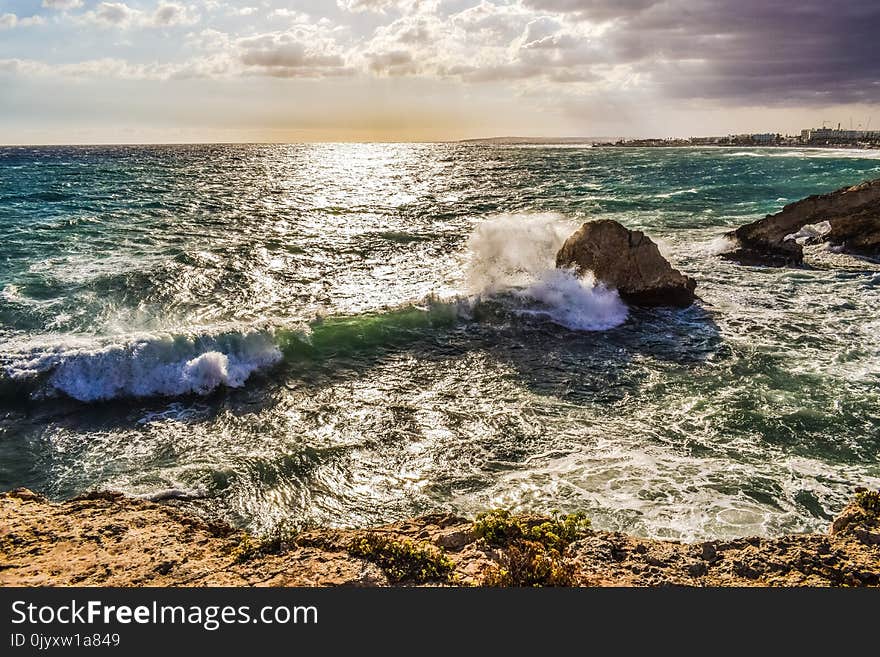 Sea, Wave, Body Of Water, Water