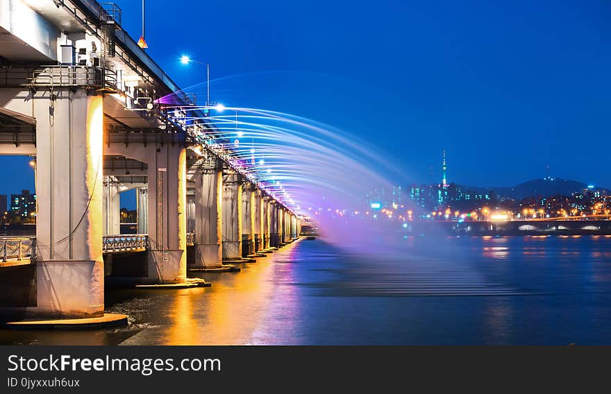 Body Of Water, Metropolitan Area, Cityscape, Bridge