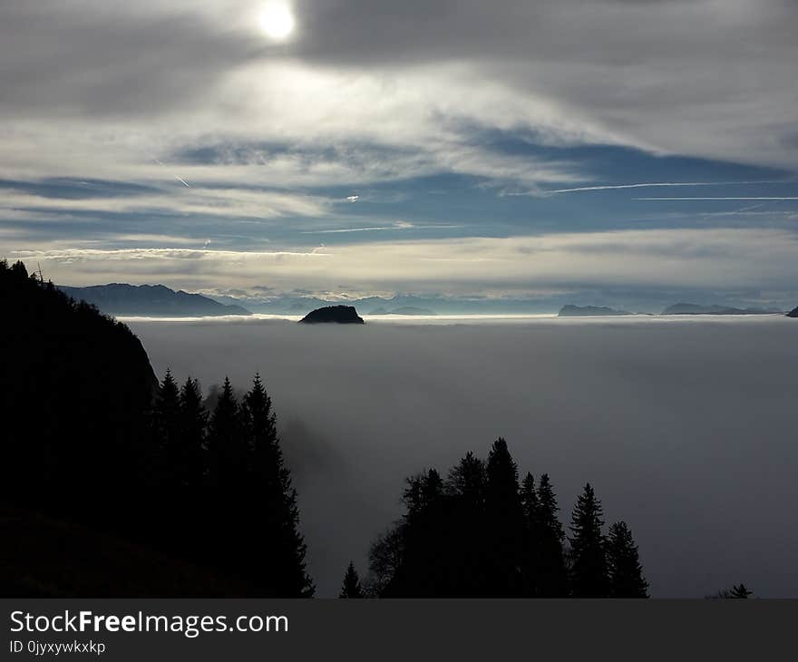 Sky, Cloud, Loch, Highland