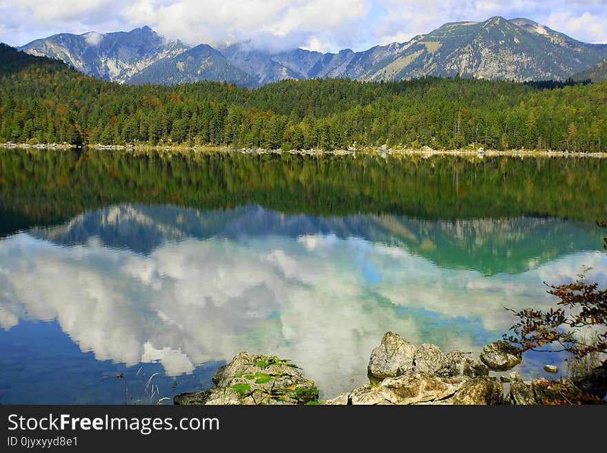 Reflection, Nature, Wilderness, Tarn