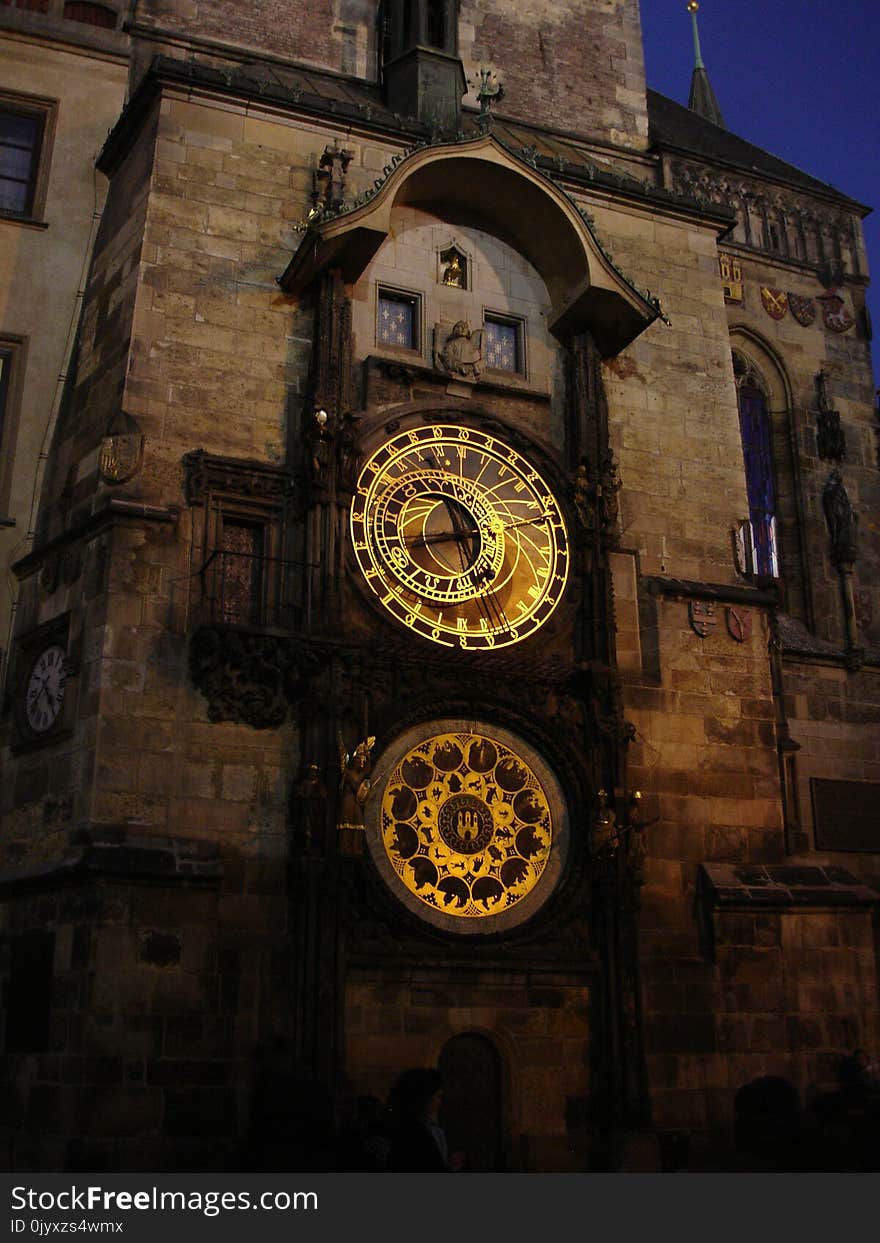 Clock Tower, Landmark, Building, Medieval Architecture