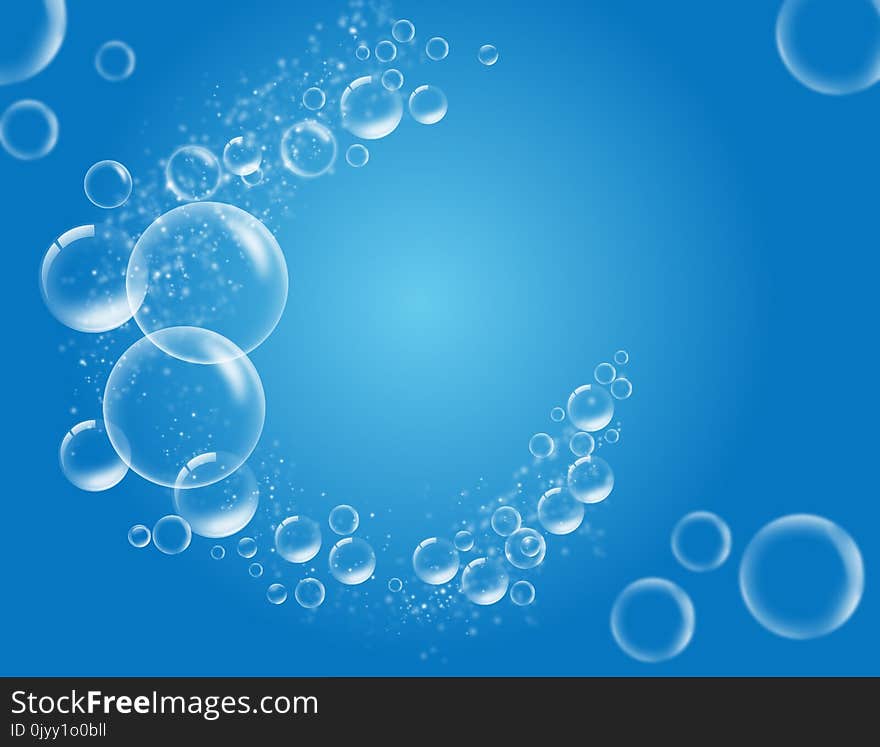 Blue, Water, Sky, Liquid Bubble