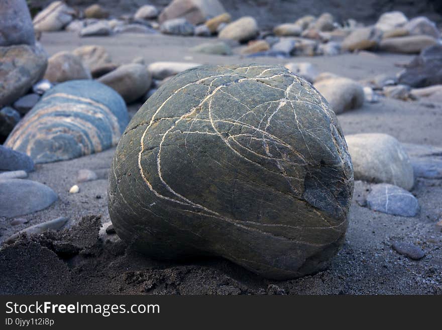 Rock, Boulder, Pebble, Water